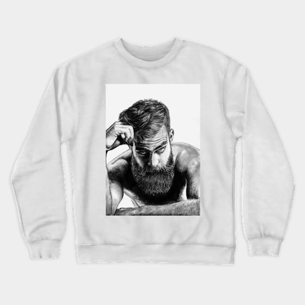 La Barbe Crewneck Sweatshirt by davidfarquhar